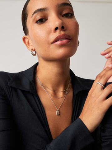 April Birthstone Pendant Necklace | Crystal/April Necklaces Missoma 