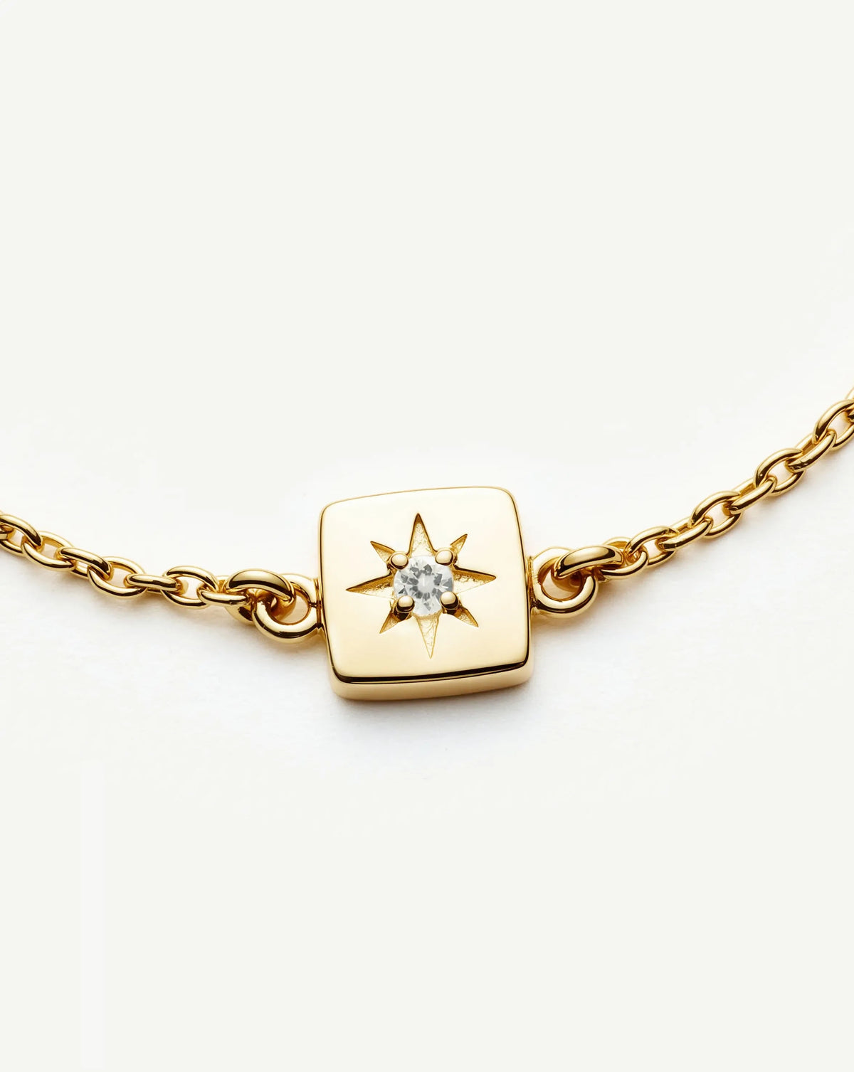 April Birthstone Slider Bracelet | 18k Gold Plated/Crystal Bracelets Missoma 