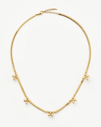 Atom Charm Necklace | 18k Gold Plated Cubic Zirconia Necklaces Missoma 