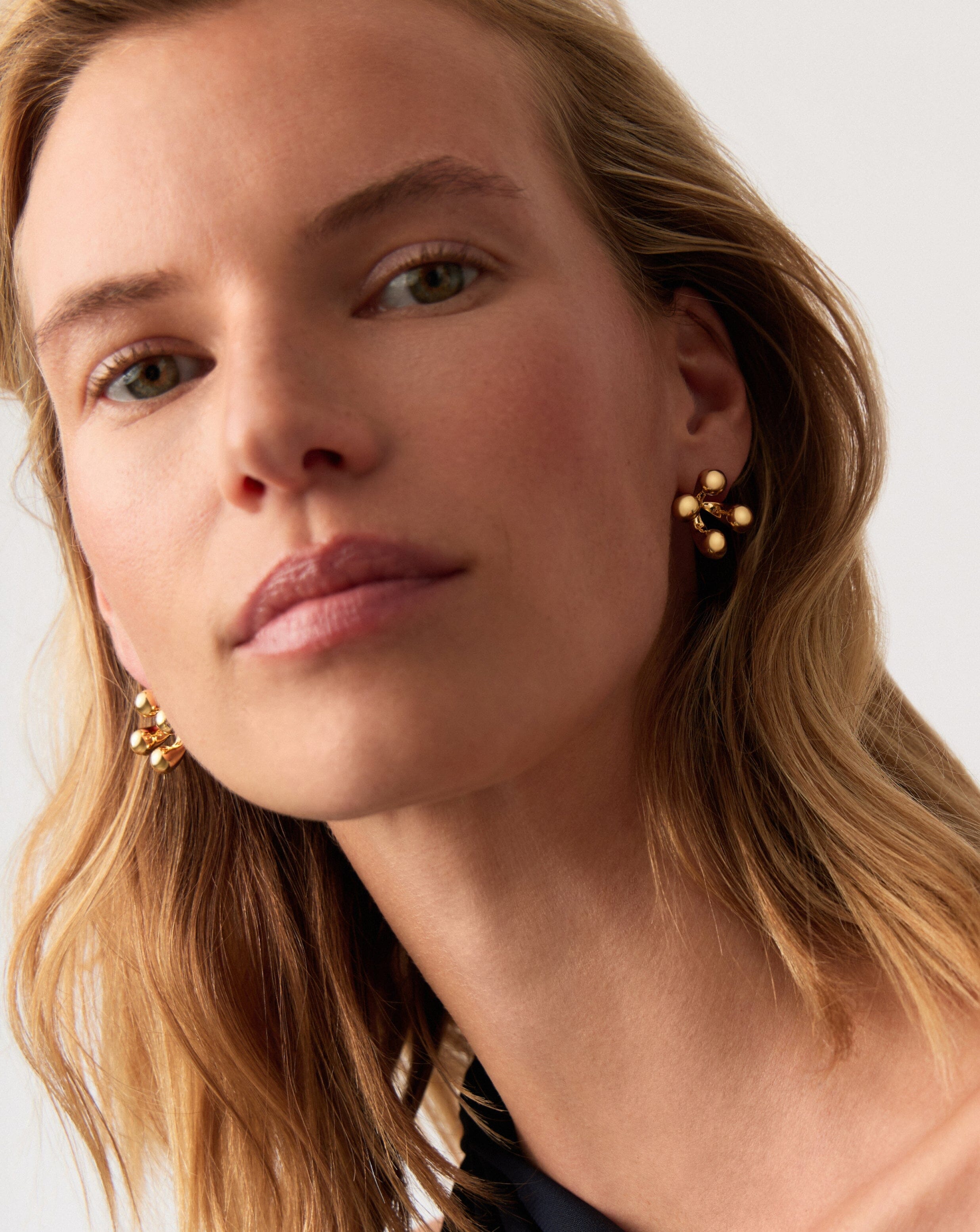 Atom Oversized Stud Earrings | 18k Gold Plated Earrings Missoma 