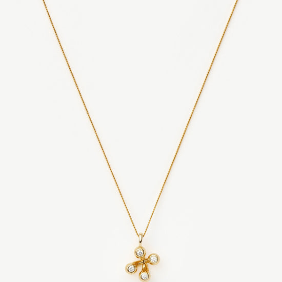 Atom Pendant Necklace | 18k Gold Vermeil Cubic Zirconia Necklaces Missoma 