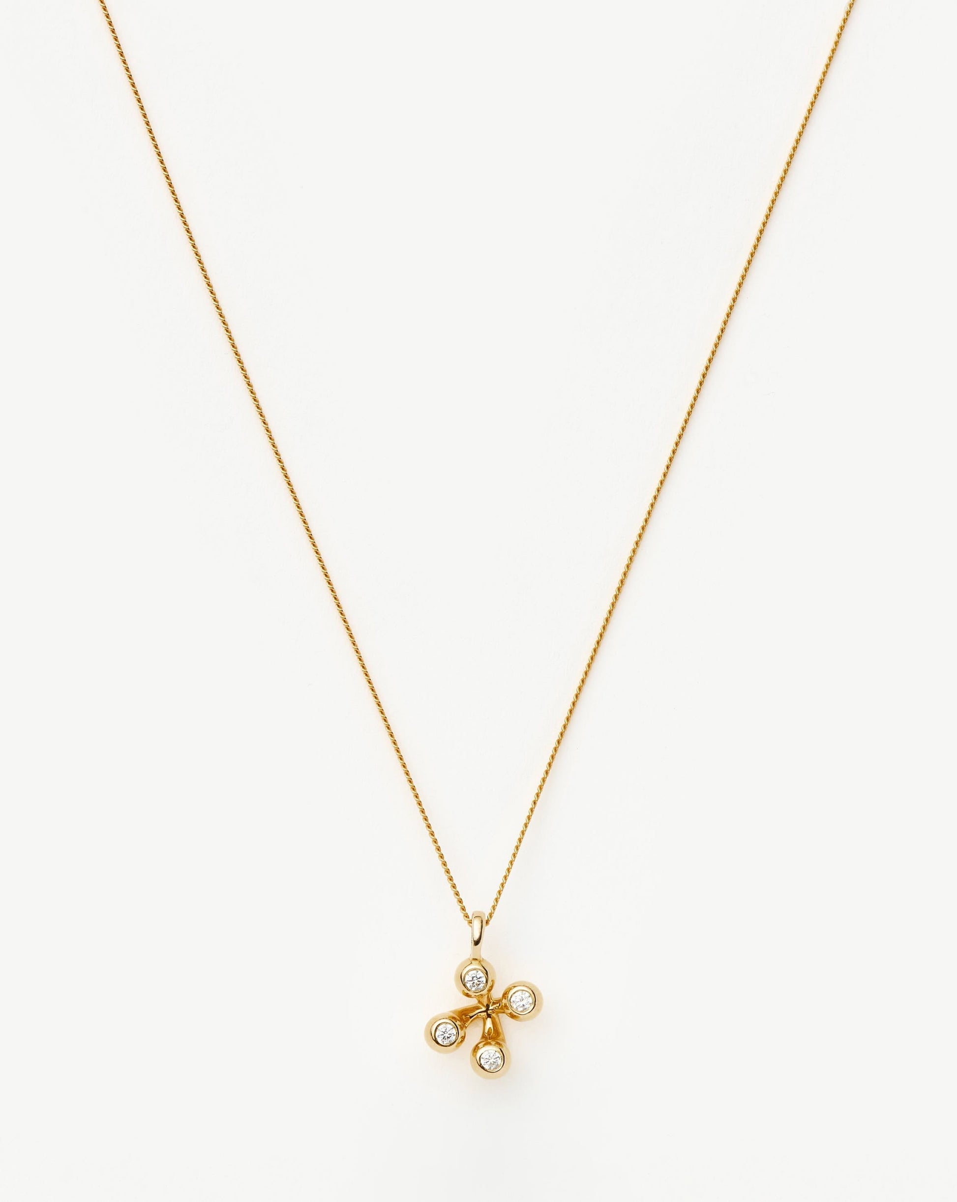 Atom Pendant Necklace | 18k Gold Vermeil Cubic Zirconia Necklaces Missoma 