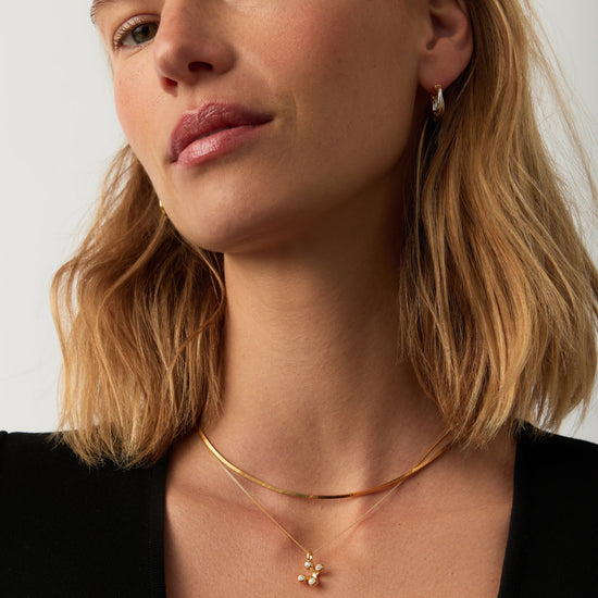 Atom Pendant Necklace | 18k Gold Vermeil Cubic Zirconia Necklaces Missoma 