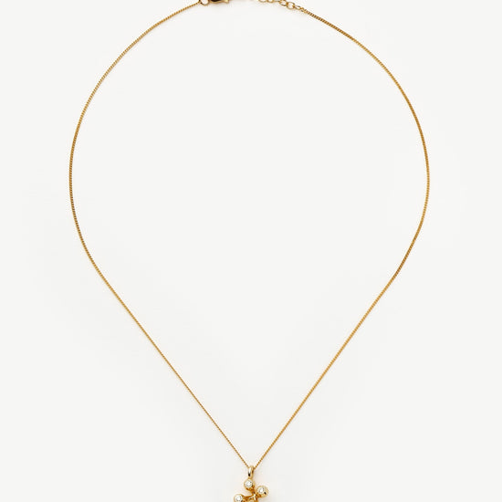 Atom Pendant Necklace | 18k Gold Vermeil Cubic Zirconia Necklaces Missoma 
