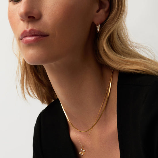 Atom Pendant Necklace | 18k Gold Vermeil Cubic Zirconia Necklaces Missoma 