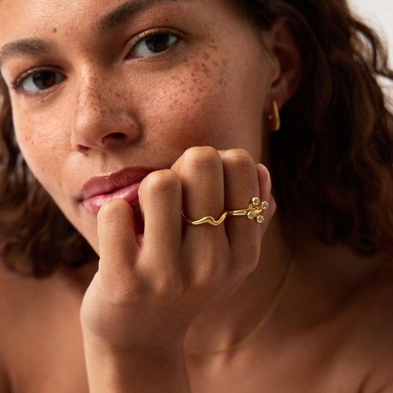 Atom Ring | 18k Gold Vermeil Rings Missoma 
