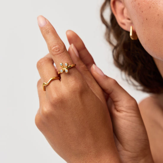 Atom Ring | 18k Gold Vermeil Rings Missoma 