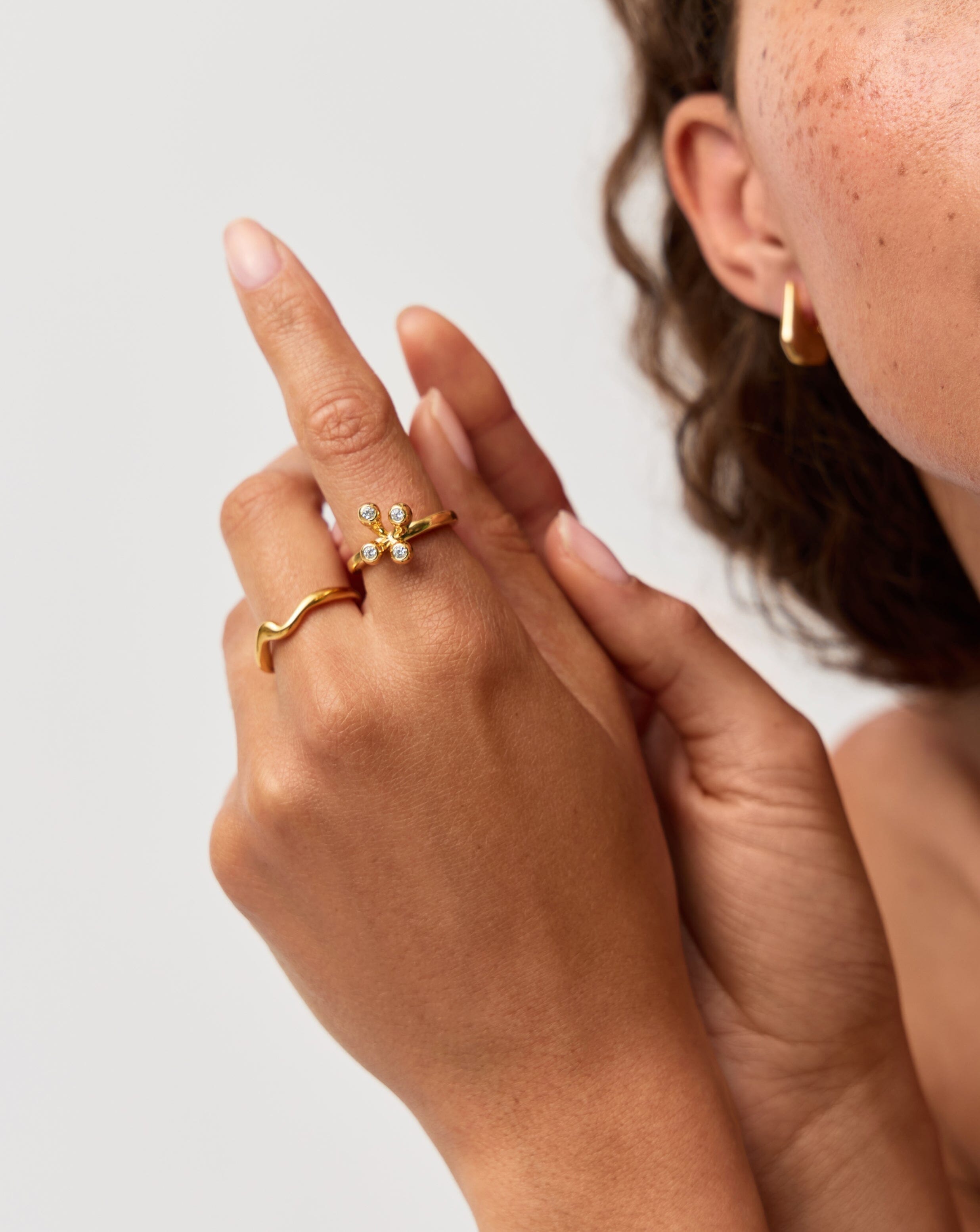 Atom Ring | 18k Gold Vermeil Rings Missoma 