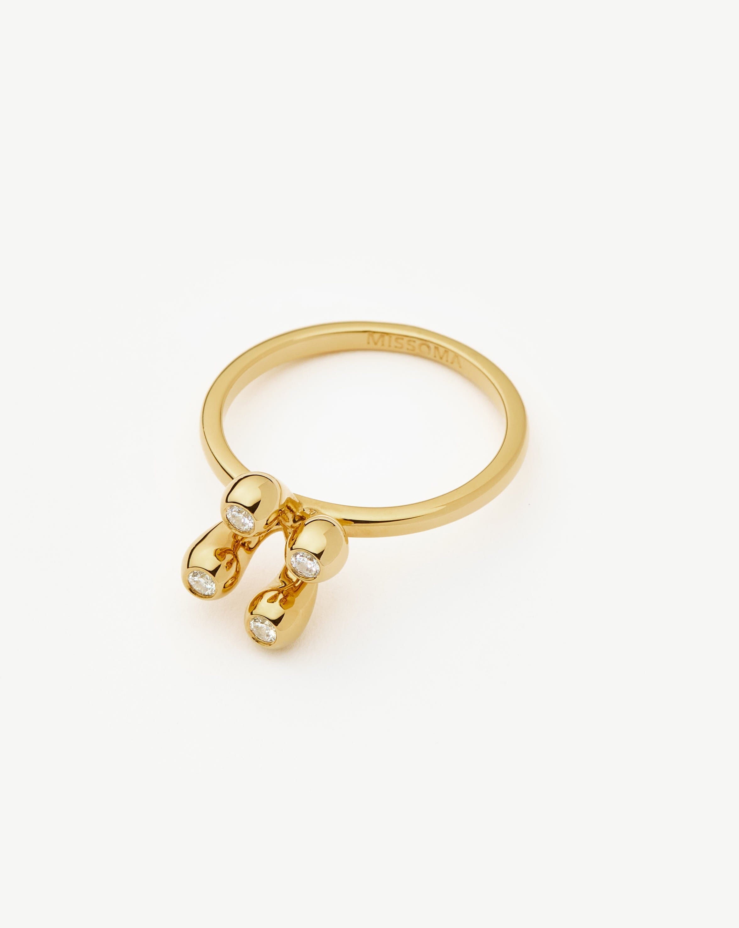 Atom Ring | 18k Gold Vermeil Rings Missoma 