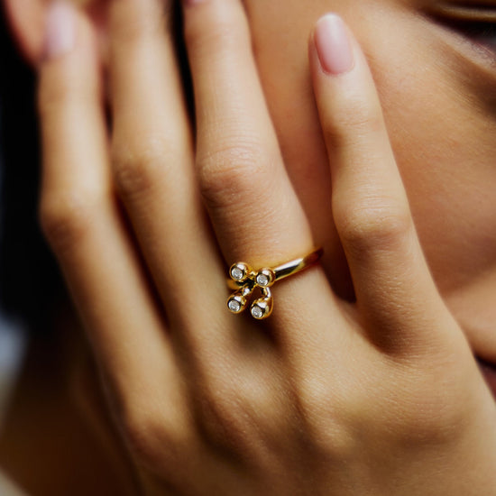 Atom Ring | 18k Gold Vermeil Rings Missoma 