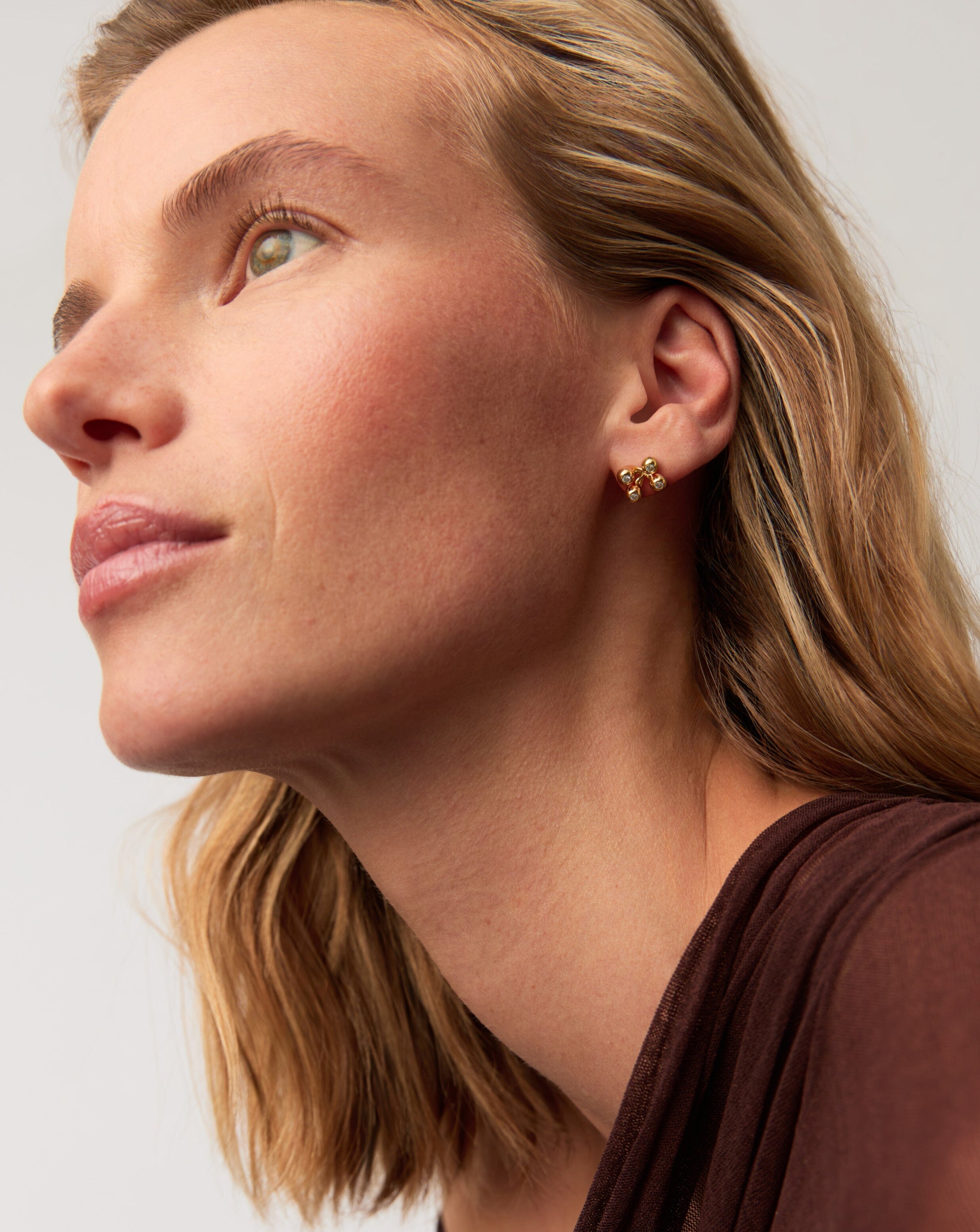 Atom Stud Earrings | 18k Gold Vermeil Earrings Missoma 