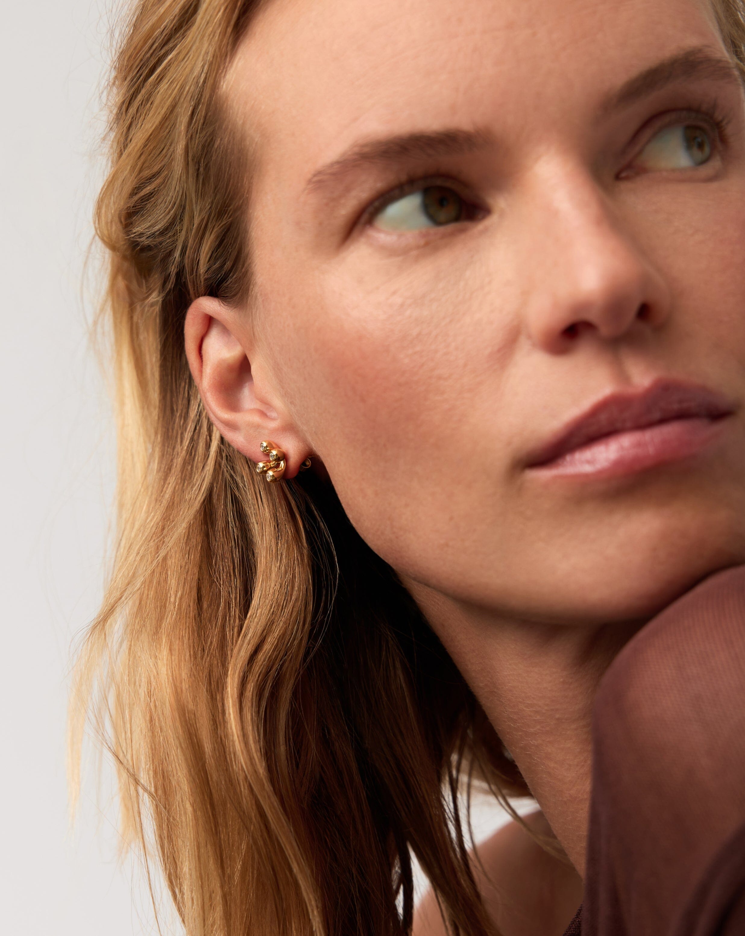 Atom Stud Earrings | 18k Gold Vermeil Earrings Missoma 