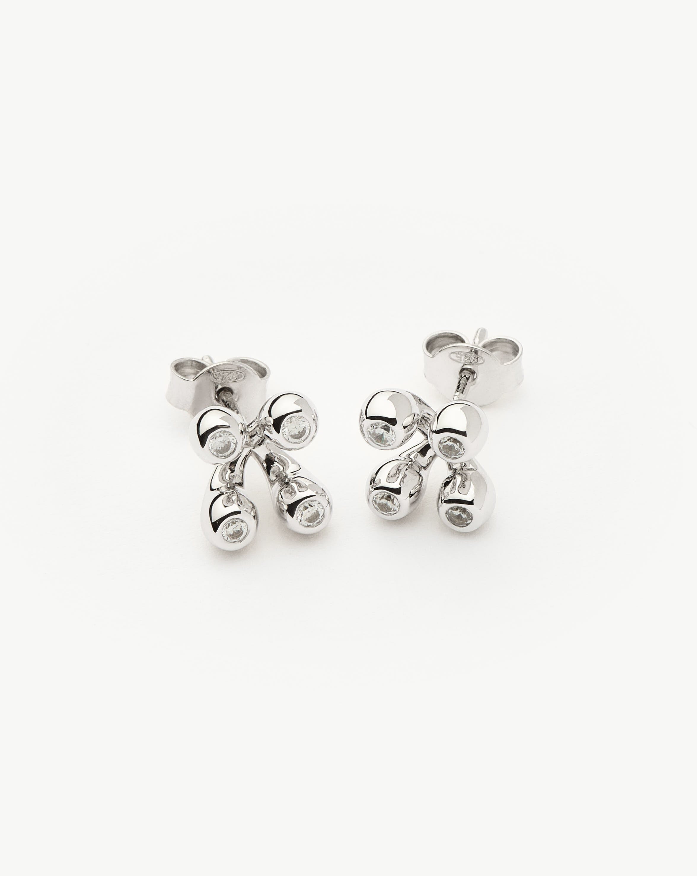 Atom Stud Earrings | Sterling Silver Earrings Missoma 