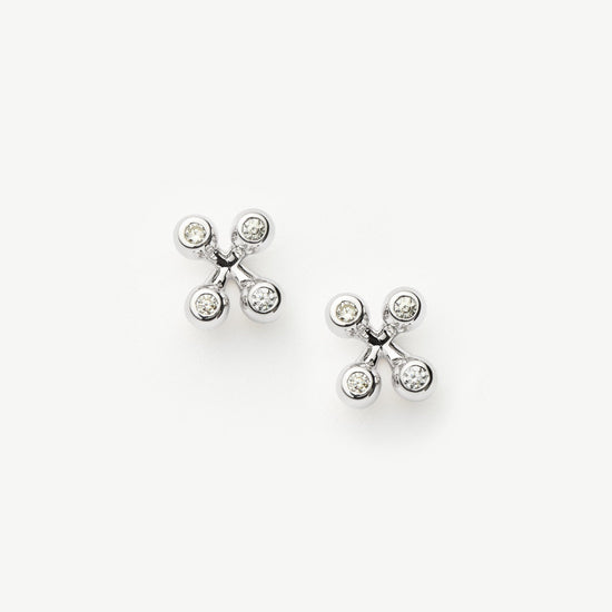 Atom Stud Earrings | Sterling Silver Earrings Missoma 