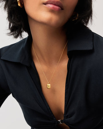 August Birthstone Pendant Necklace | 18k Gold Vermeil/Peridot Necklaces Missoma 