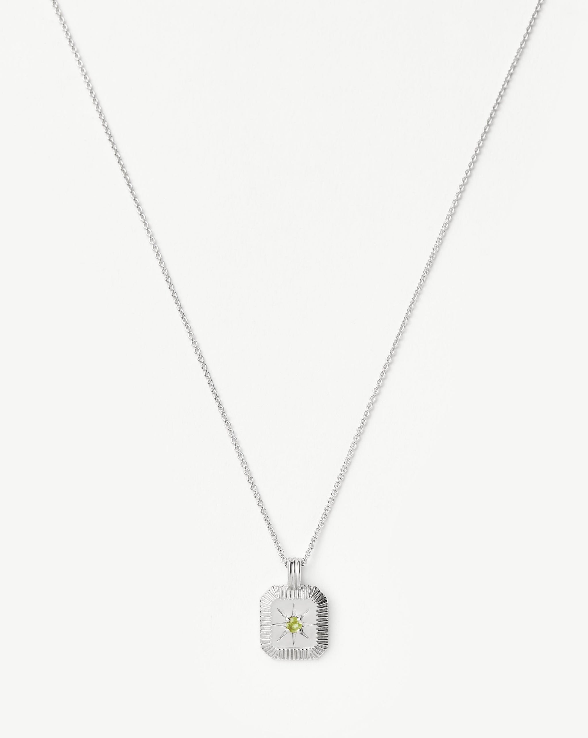 August Birthstone Pendant Necklace | Peridot/August Necklaces Missoma 