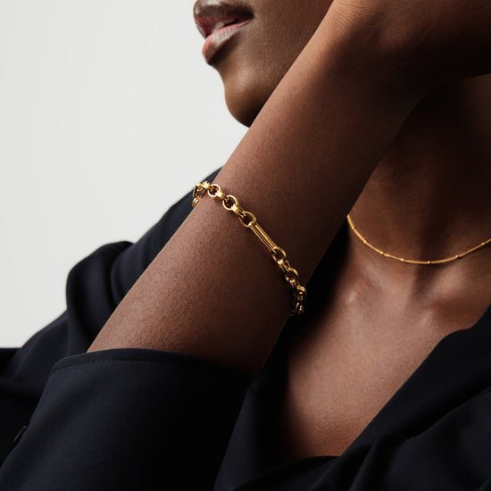 Axiom Chain Bracelet | 18k Gold Plated Bracelets Missoma 