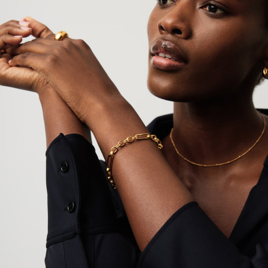 Axiom Chain Bracelet | 18k Gold Plated Bracelets Missoma 