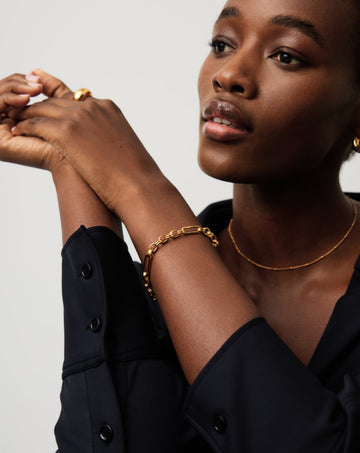 Axiom Chain Bracelet | 18k Gold Plated Bracelets Missoma 