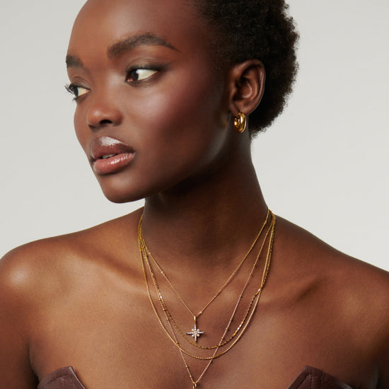 Baroque Pearl Chain Necklace | 18ct Gold Plated Vermeil/Pearl Necklaces Missoma 