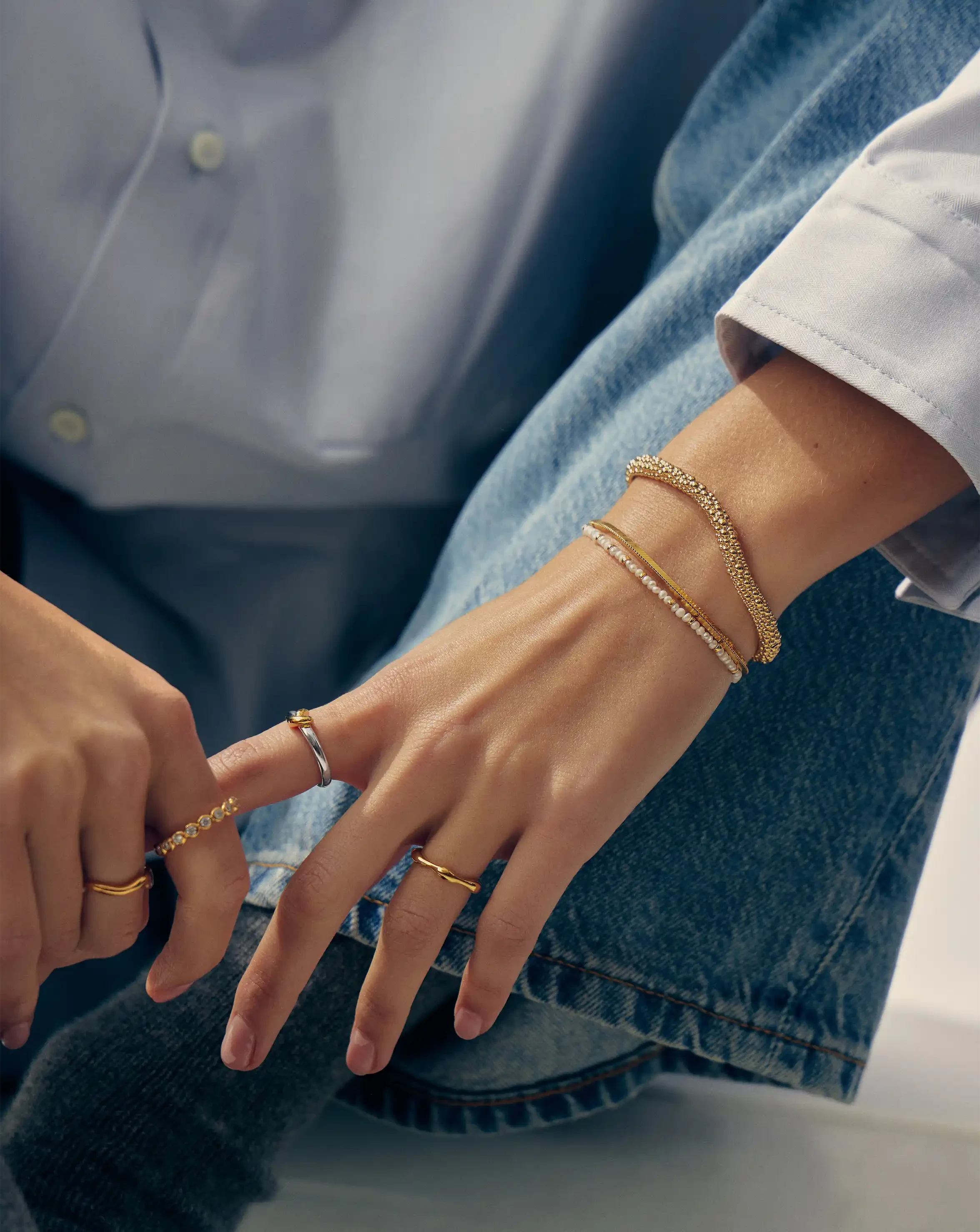 Baya Claw Cuff | 18k Gold Plated Bracelets Missoma 