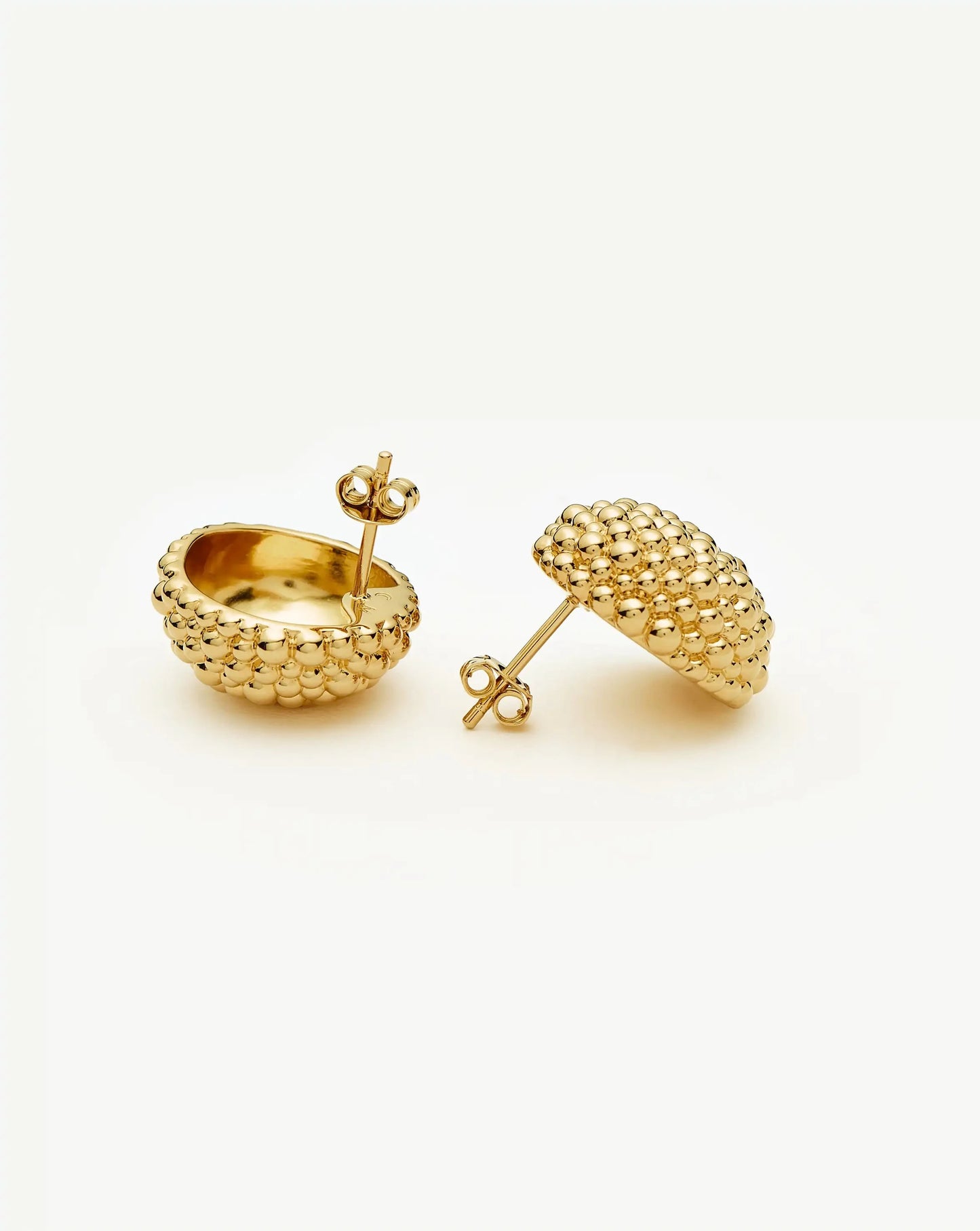 Baya Dome Stud Earrings | 18k Gold Plated Earrings Missoma 