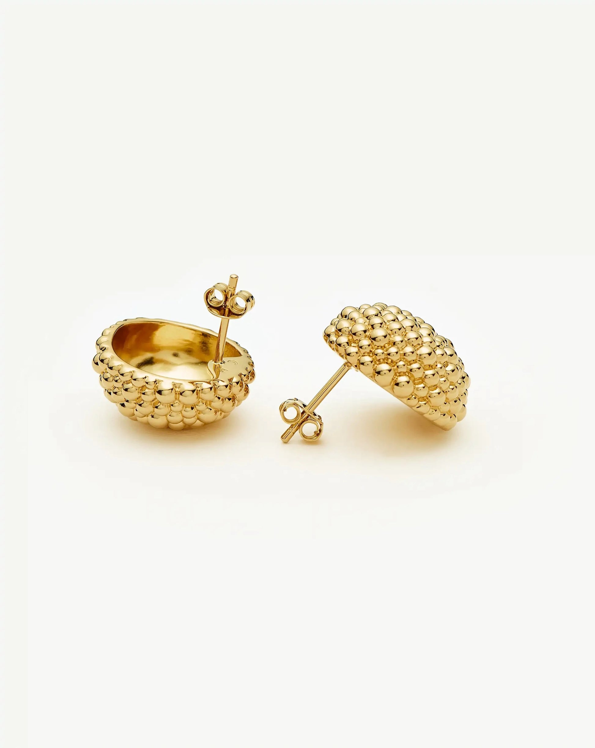 Baya Dome Stud Earrings | 18k Gold Plated Earrings Missoma 