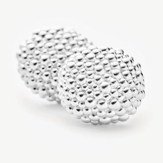 Baya Dome Stud Earrings | Silver Plated Earrings Missoma 
