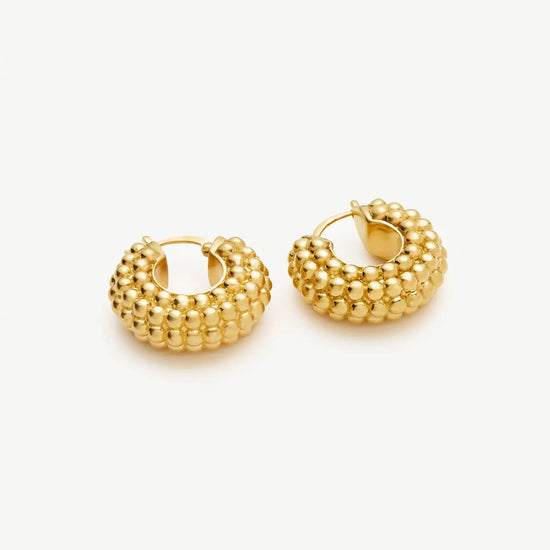 Baya Hoop Earrings | 18k Gold Plated Earrings Missoma 