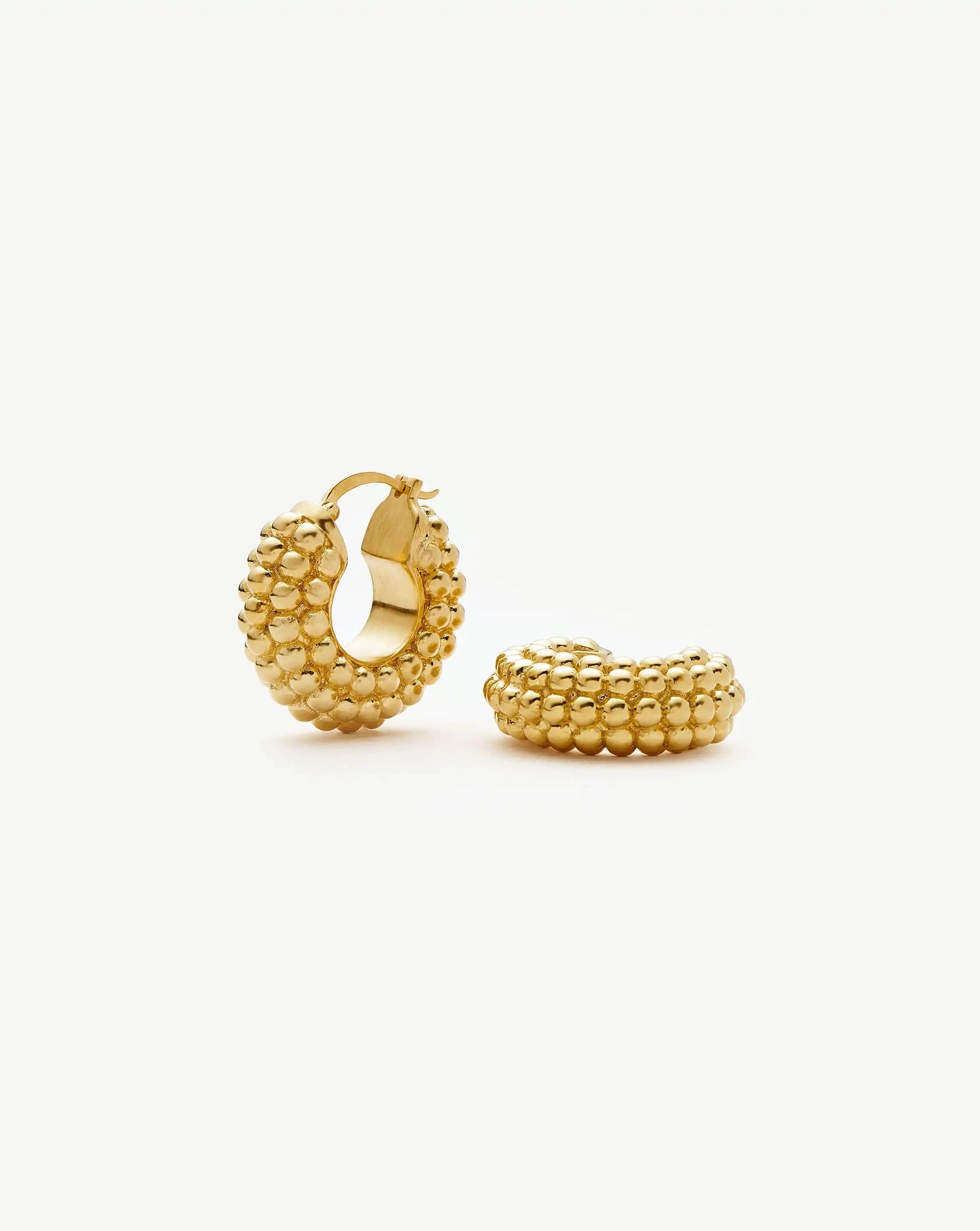 Baya Hoop Earrings | 18k Gold Plated Earrings Missoma 