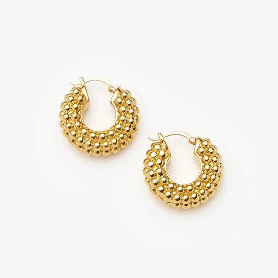 Baya Hoop Earrings | 18k Gold Plated Earrings Missoma 