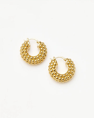 Baya Hoop Earrings | 18k Gold Plated Earrings Missoma 