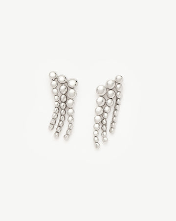 Beaded Waterfall Drop Earrings | Sterling Silver Earrings Missoma 