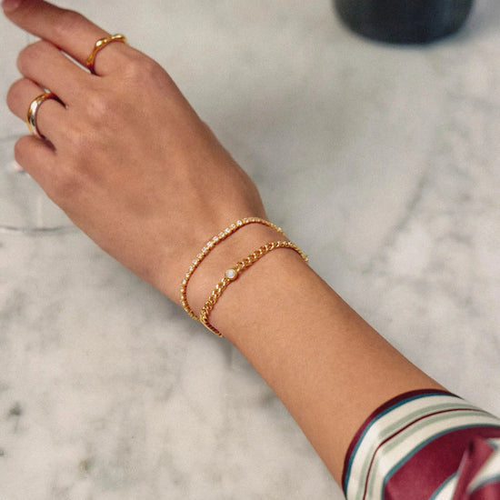 Birthstone Bracelet | 18k Gold Vermeil Bracelets Missoma 