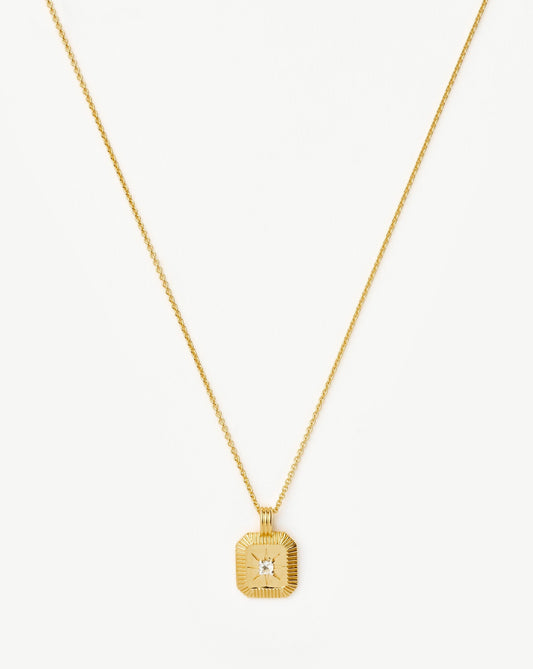 Birthstone Pendant Necklace | 18k Gold Vermeil Necklaces Missoma 