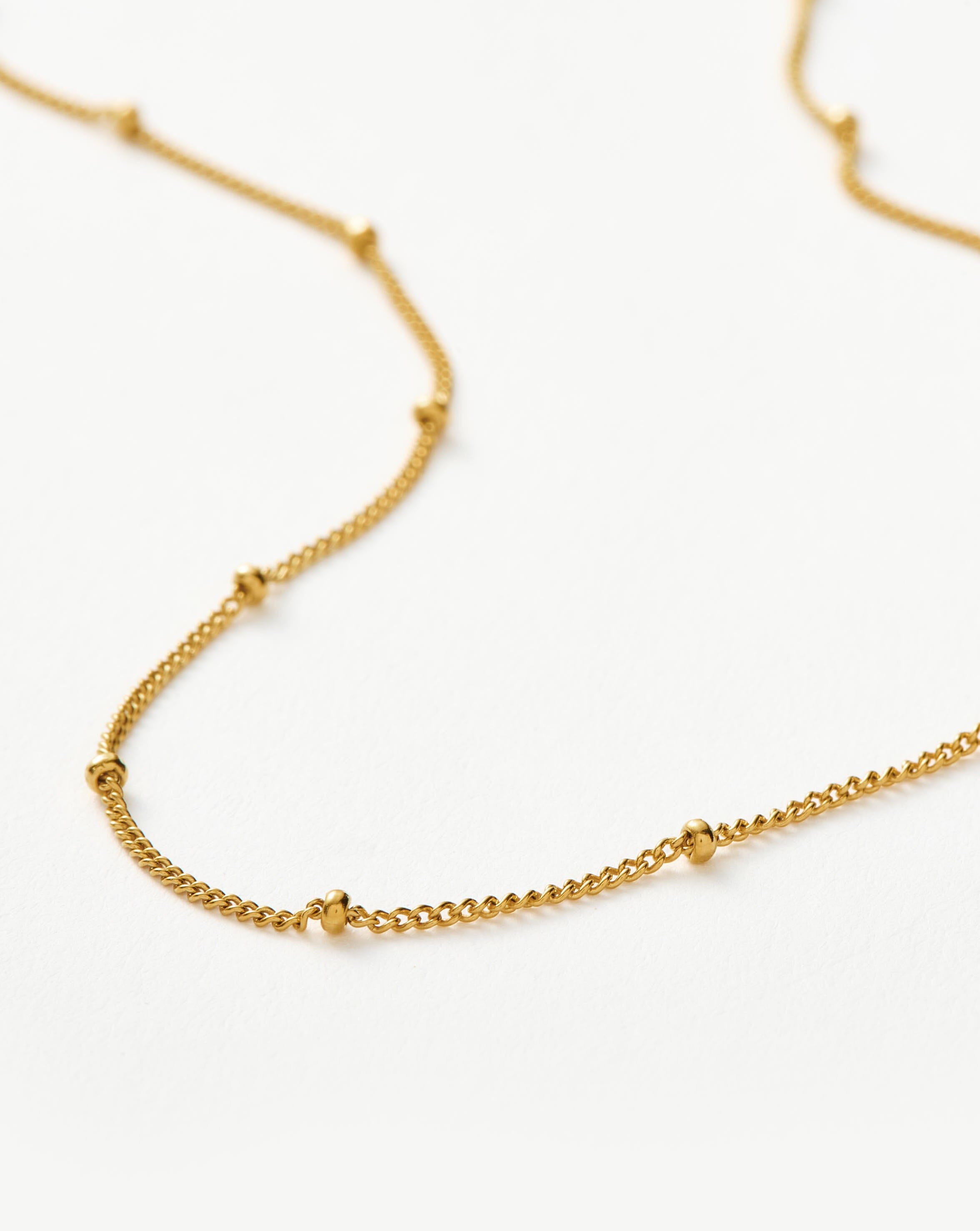 Bobble Chain Choker | 18ct Gold Plated Vermeil Necklaces Missoma 