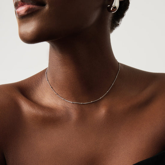 Bobble Chain Choker | Sterling Silver Necklaces Missoma 