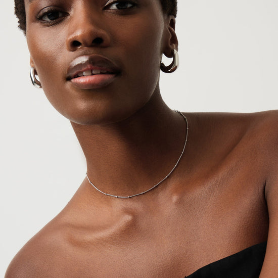 Bobble Chain Choker | Sterling Silver Necklaces Missoma 