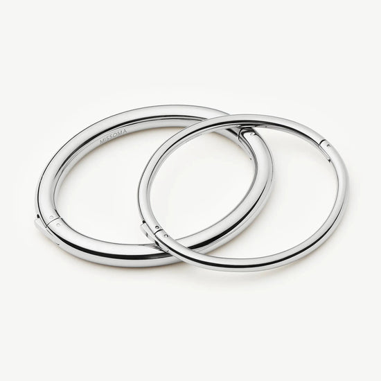 Chunky Bangle Set | Platinum Plated Bracelets Missoma 