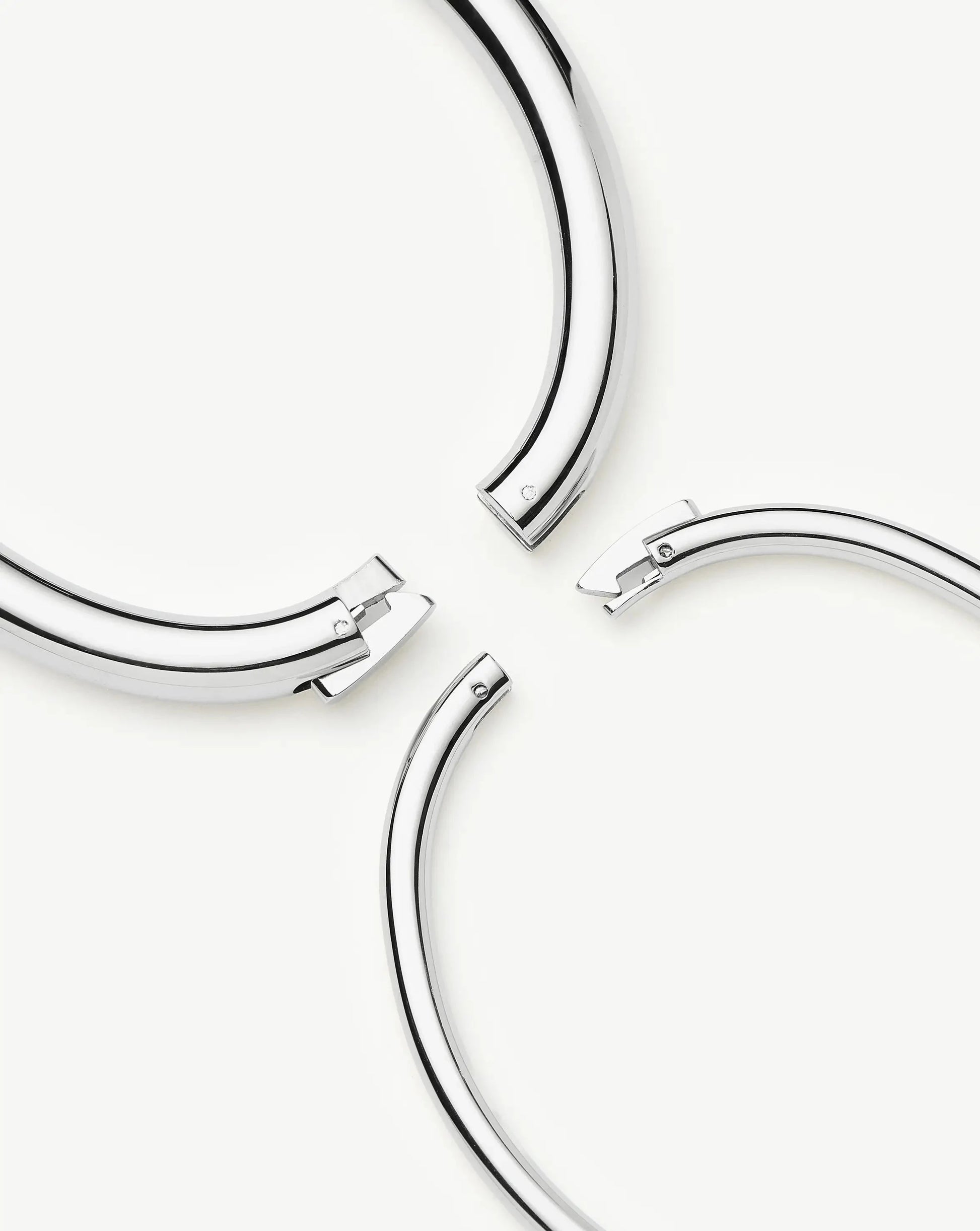 Chunky Bangle Set | Platinum Plated Bracelets Missoma 