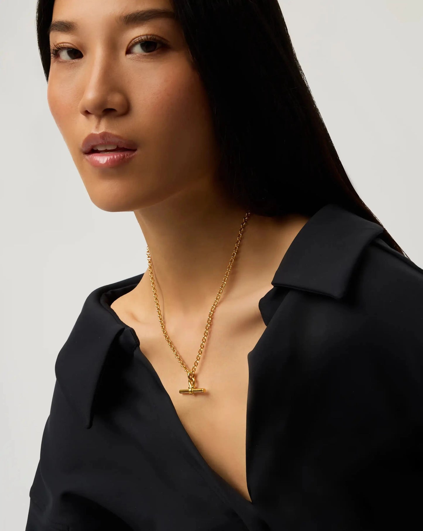 Chunky T-Bar Chain Necklace | 18k Gold Plated Necklaces Missoma 