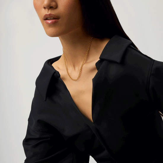 Chunky T-Bar Chain Necklace | 18k Gold Plated Necklaces Missoma 