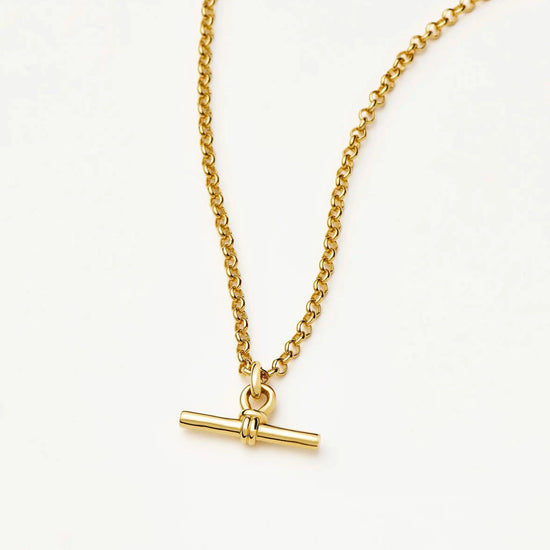 Chunky T-Bar Chain Necklace | 18k Gold Plated Necklaces Missoma 