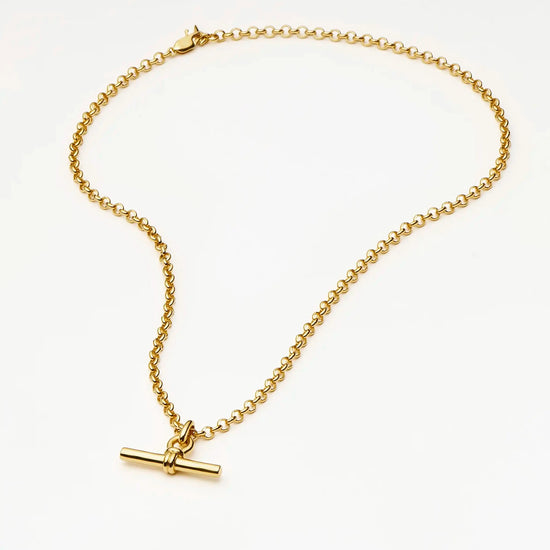 Chunky T-Bar Chain Necklace | 18k Gold Plated Necklaces Missoma 