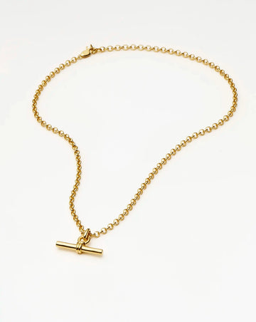 Chunky T-Bar Chain Necklace | 18k Gold Plated Necklaces Missoma 