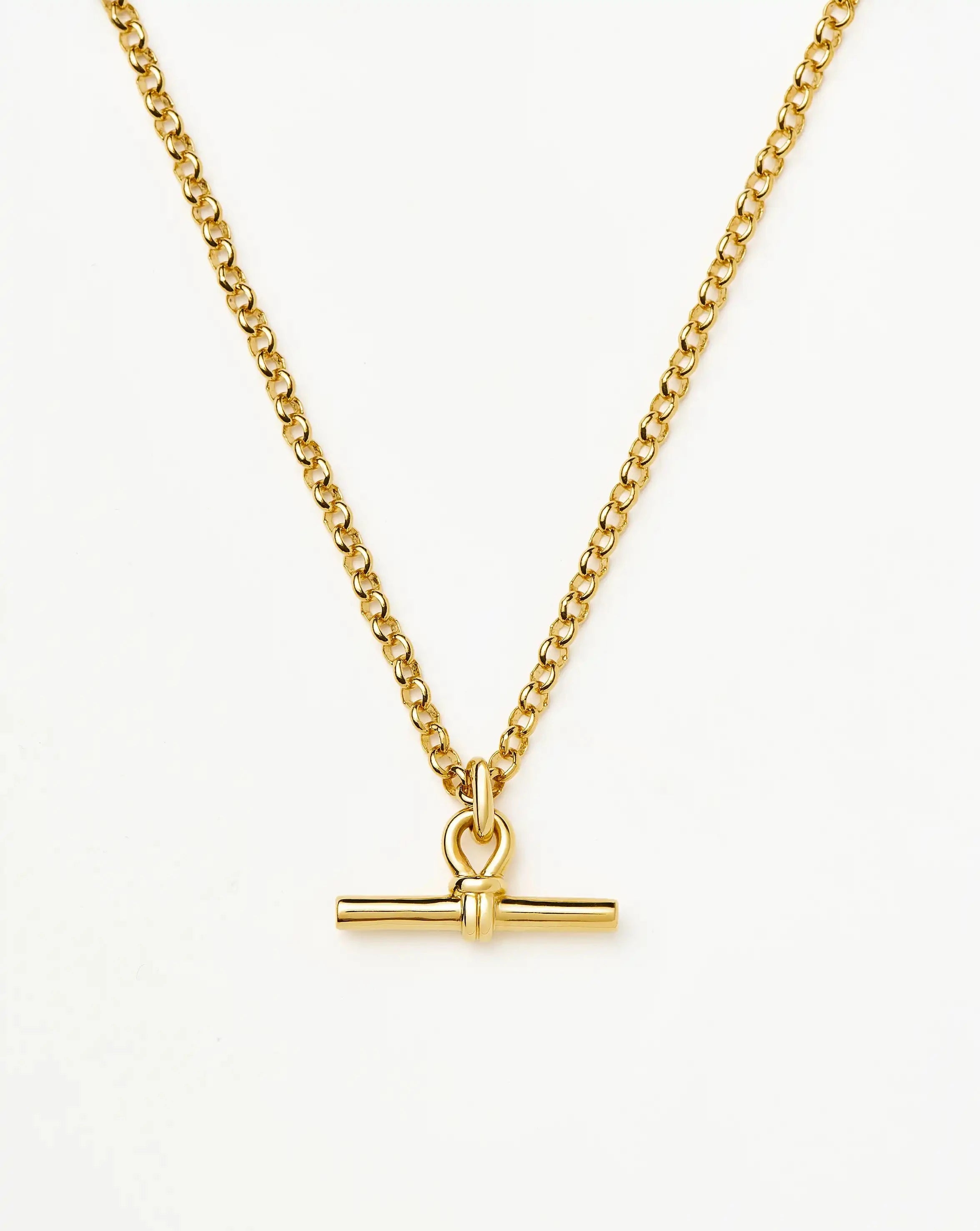 Chunky T-Bar Chain Necklace | 18k Gold Plated Necklaces Missoma 