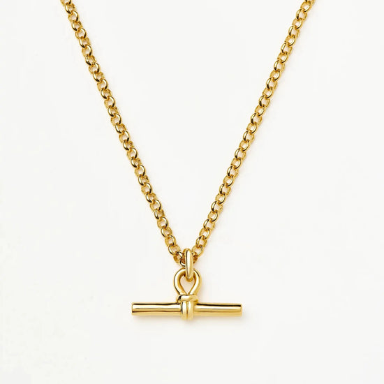 Chunky T-Bar Chain Necklace | 18k Gold Plated Necklaces Missoma 