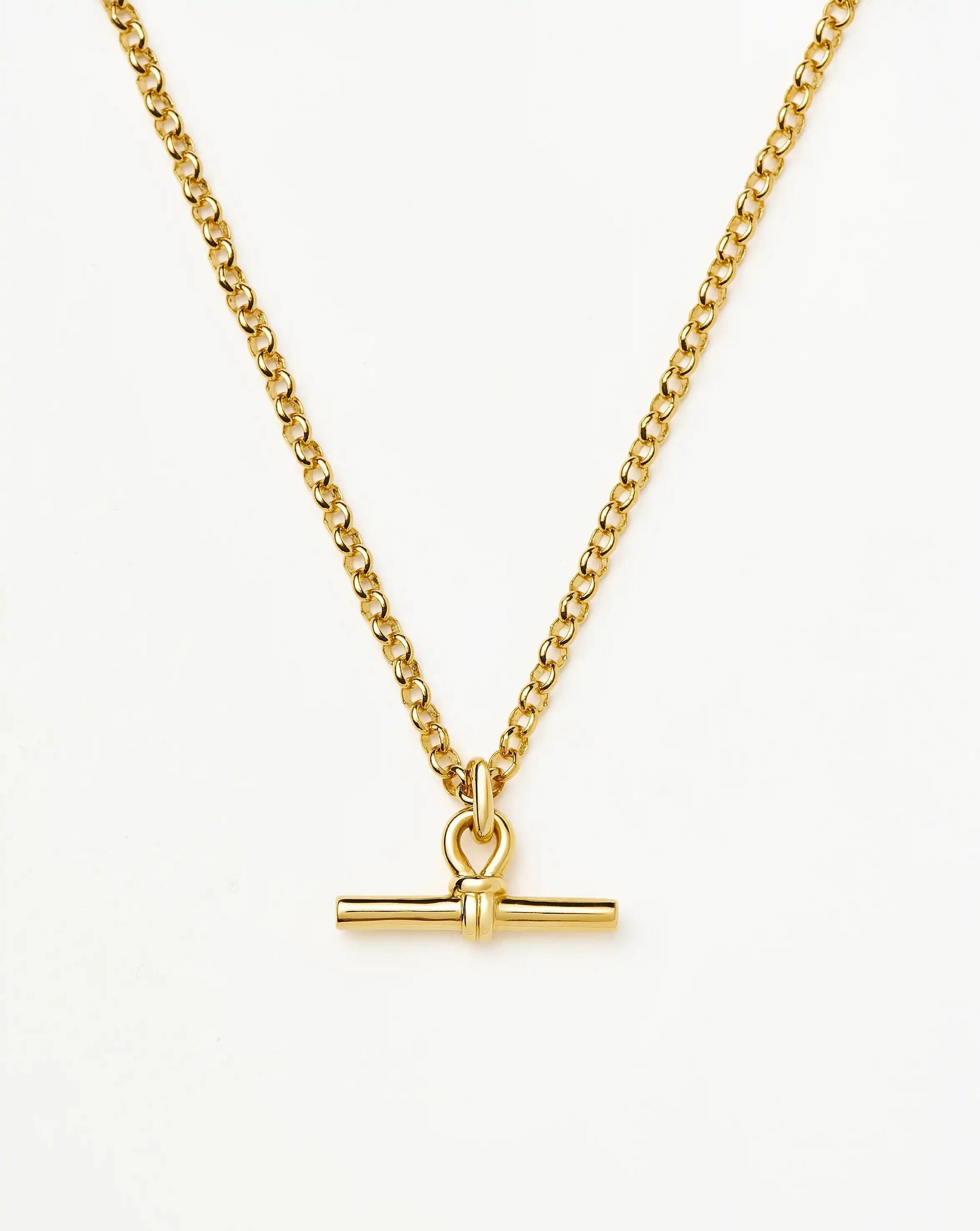 Chunky T-Bar Chain Necklace | 18k Gold Plated Necklaces Missoma 