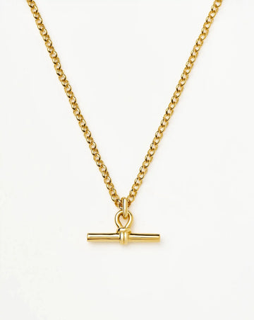 Chunky T-Bar Chain Necklace | 18k Gold Plated Necklaces Missoma 