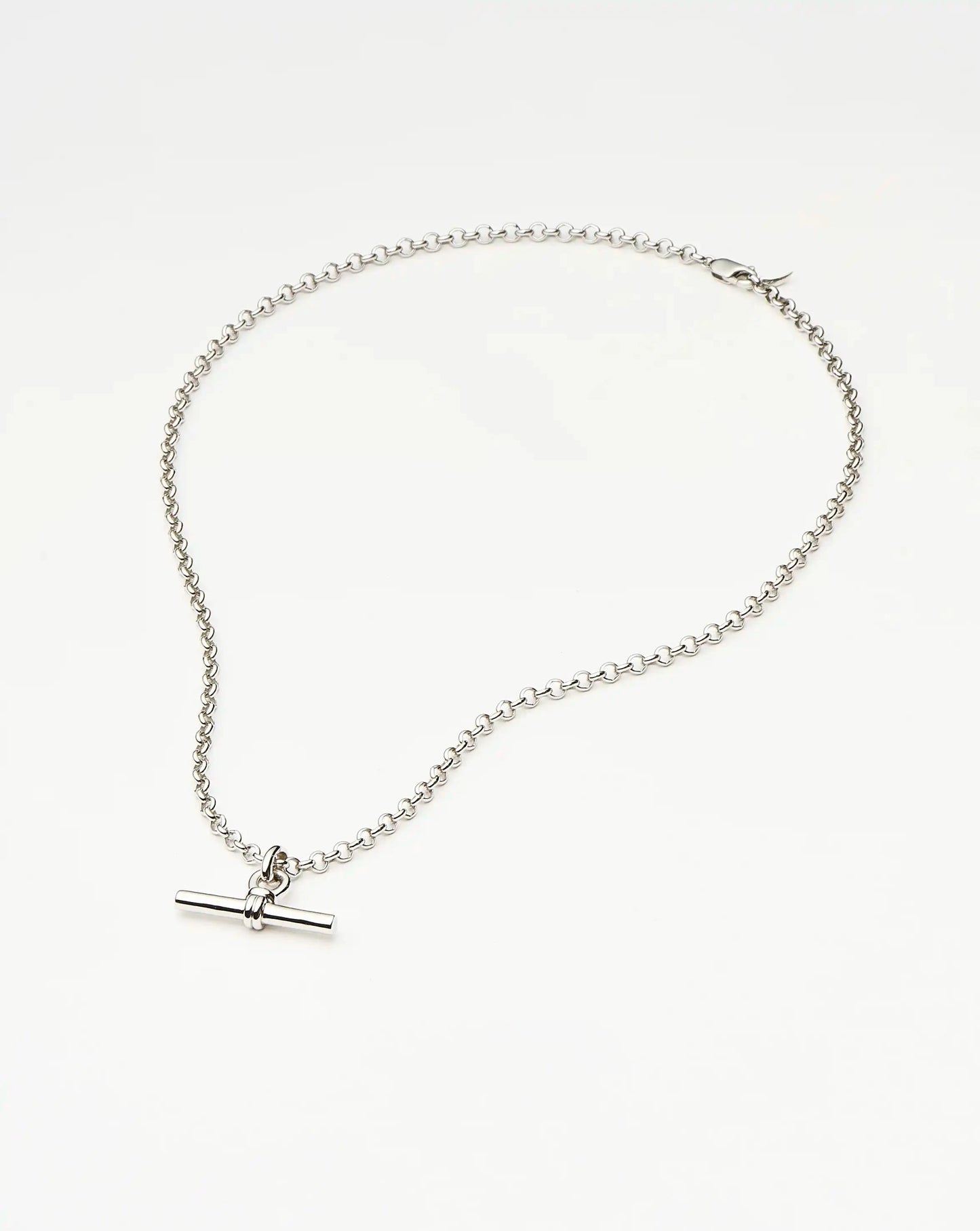 Chunky T-Bar Chain Necklace | Silver Plated Necklaces Missoma 
